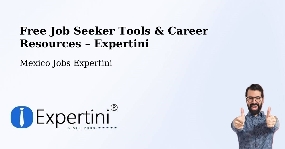 Free Job Seeker Tools & Career Resources – Janambo - Janambo, Mexico Jobs Expertini