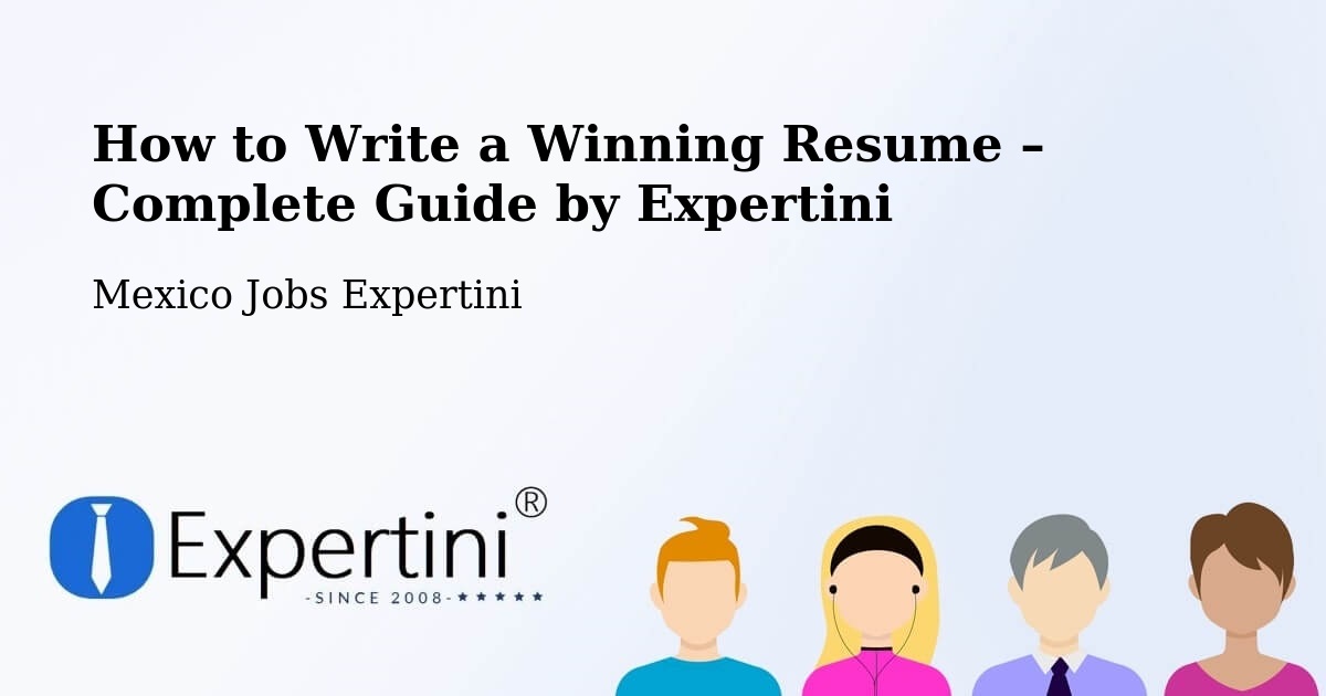 Resume Writing Guide for Job Seekers – Janambo - Janambo, Mexico Jobs Expertini